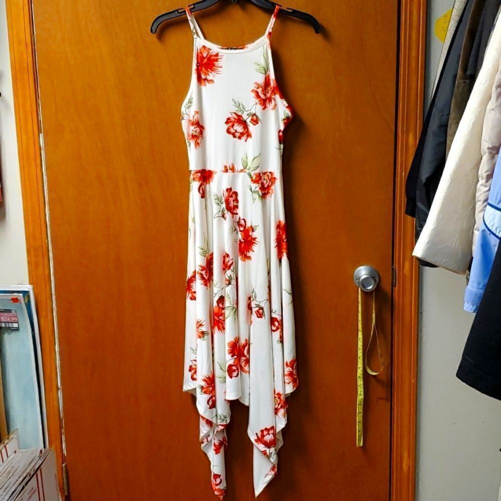 French Atmosphere high/low dress, large